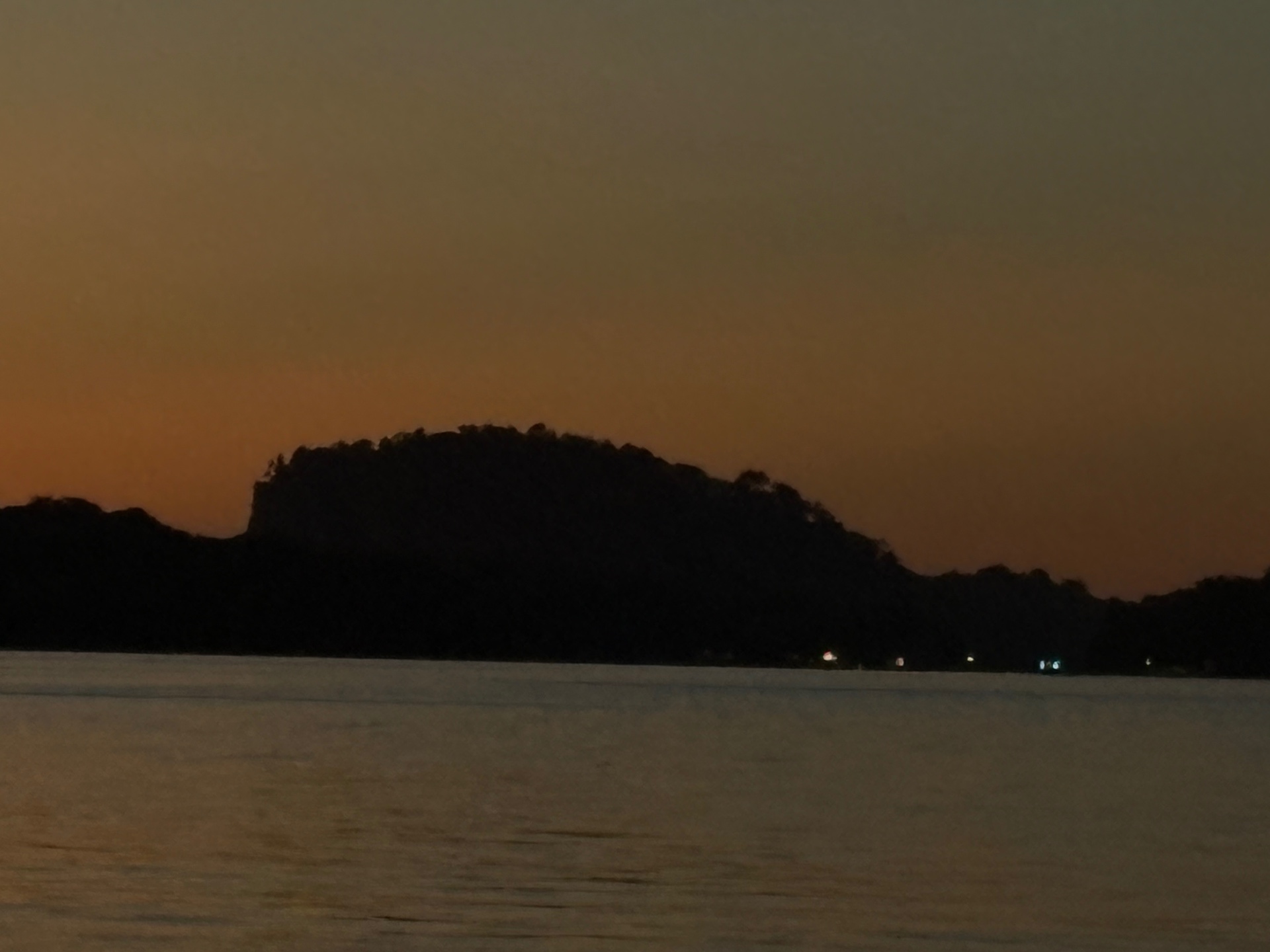 Cerro Tortuguero al atardecer